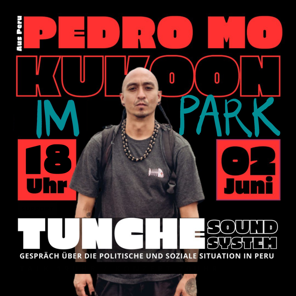 Soziale Konflikte und politische Verfolgung in Peru. Pedro Mo & Tunche Soundsystem