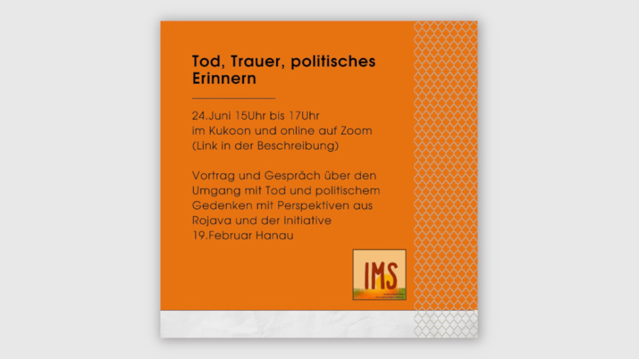 Tod, Trauer, politisches Erinnern