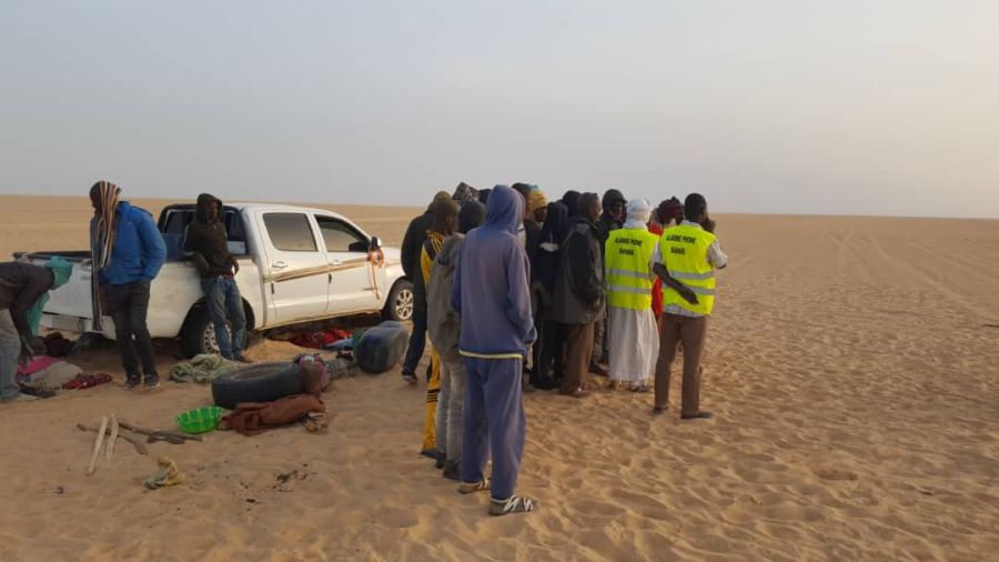 Solidarität gegen das EU-Grenzregime in der Sahara